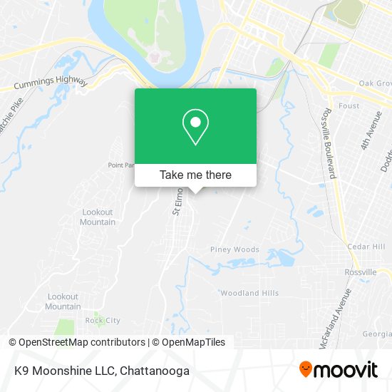 K9 Moonshine LLC map