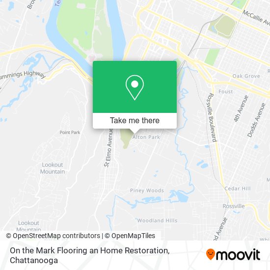 Mapa de On the Mark Flooring an Home Restoration