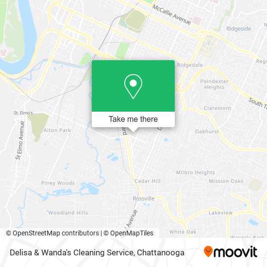 Delisa & Wanda's Cleaning Service map