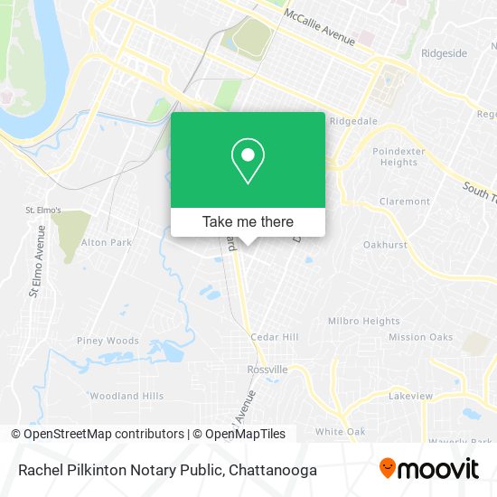 Mapa de Rachel Pilkinton Notary Public