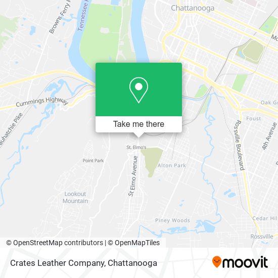Mapa de Crates Leather Company