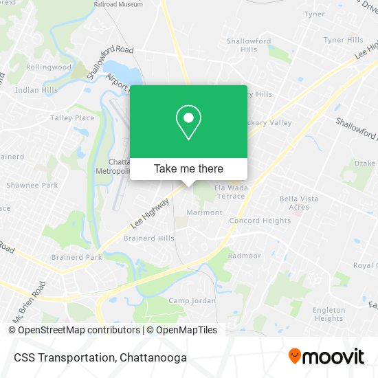 Mapa de CSS Transportation