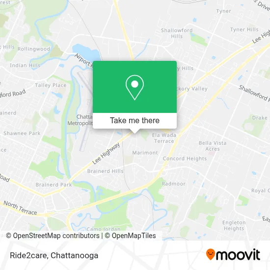Ride2care map