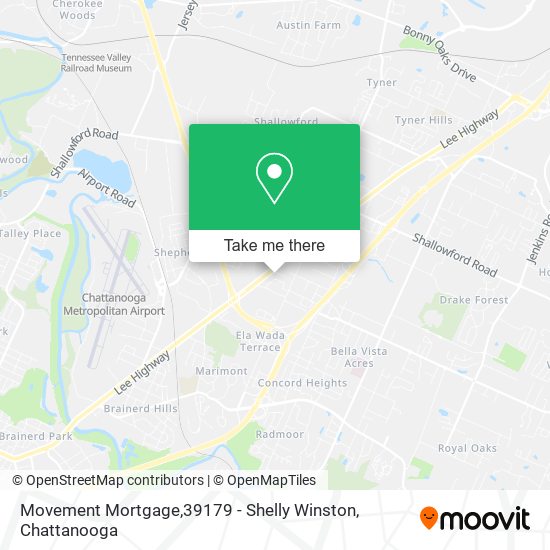 Mapa de Movement Mortgage,39179 - Shelly Winston