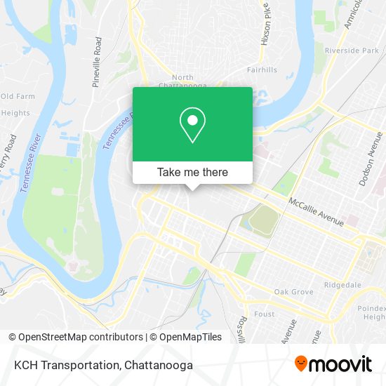 KCH Transportation map