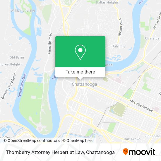 Mapa de Thornberry Attorney Herbert at Law