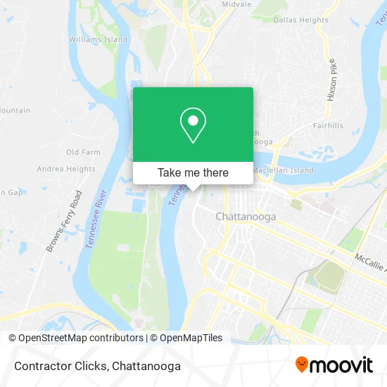 Contractor Clicks map