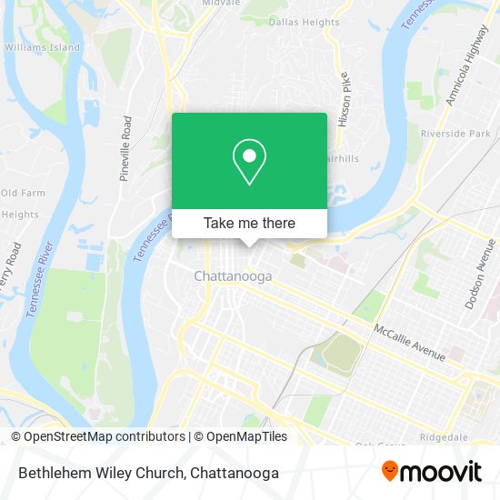Bethlehem Wiley Church map