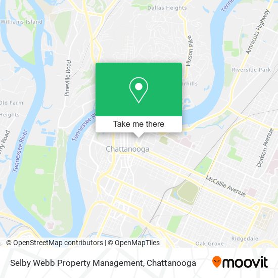 Mapa de Selby Webb Property Management