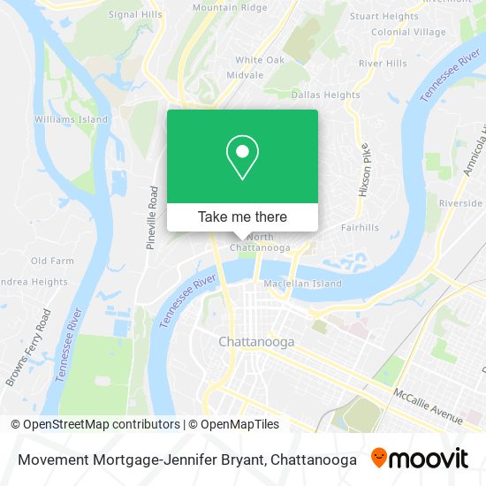 Mapa de Movement Mortgage-Jennifer Bryant