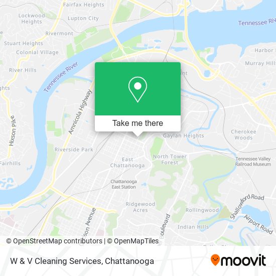 W & V Cleaning Services map