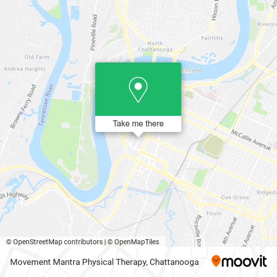 Mapa de Movement Mantra Physical Therapy