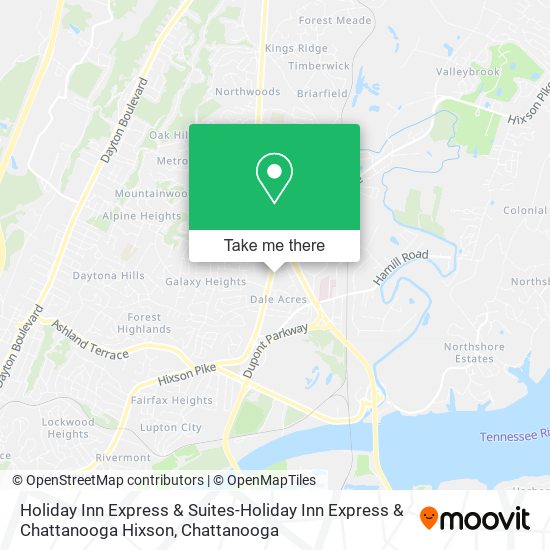 Mapa de Holiday Inn Express & Suites-Holiday Inn Express & Chattanooga Hixson