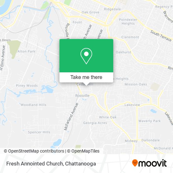 Fresh Annointed Church map