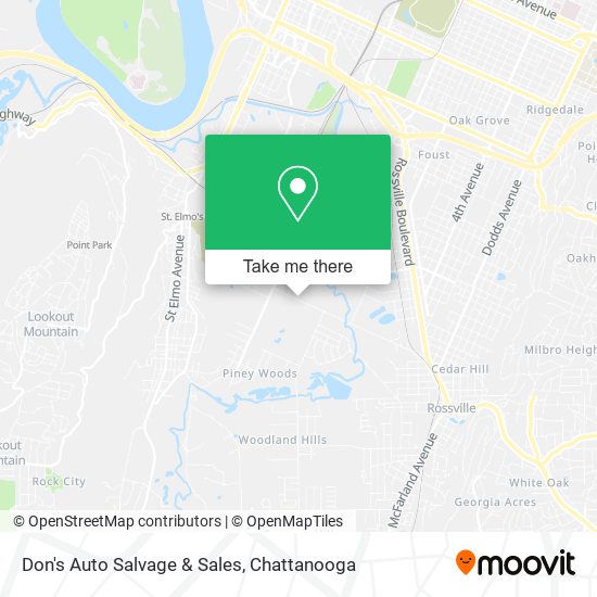 Don's Auto Salvage & Sales map