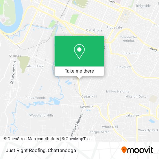 Mapa de Just Right Roofing