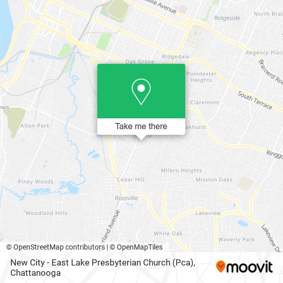 New City - East Lake Presbyterian Church (Pca) map
