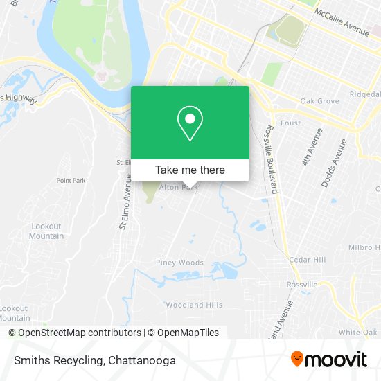 Mapa de Smiths Recycling