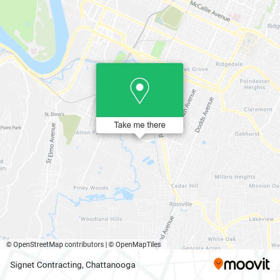 Mapa de Signet Contracting