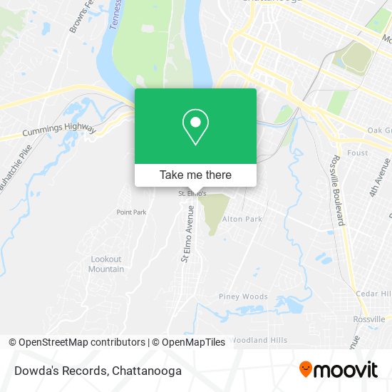 Dowda's Records map