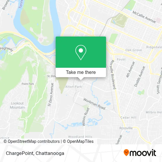 ChargePoint map