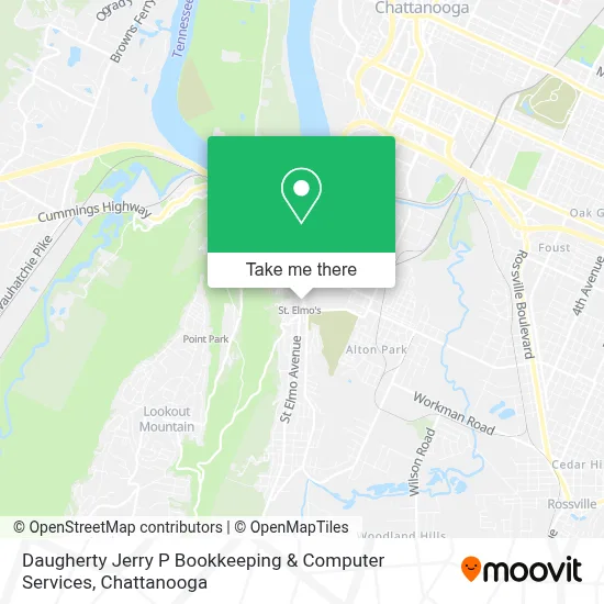 Daugherty Jerry P Bookkeeping & Computer Services map