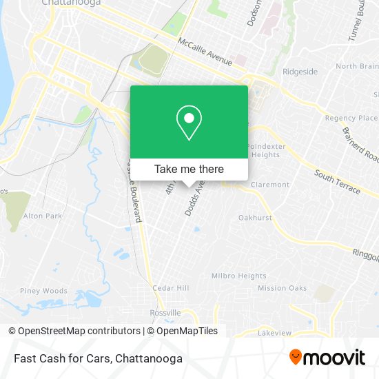 Fast Cash for Cars map