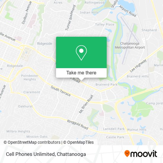 Cell Phones Unlimited map