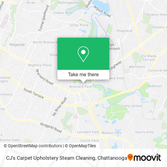 CJ's Carpet Upholstery Steam Cleaning map