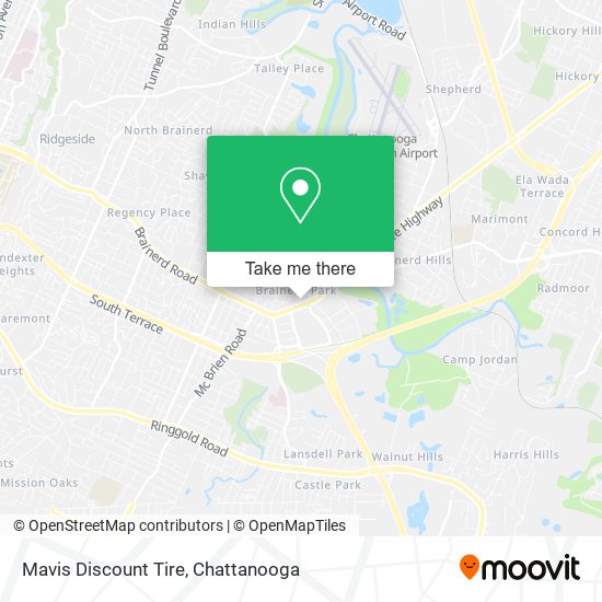 Mapa de Mavis Discount Tire