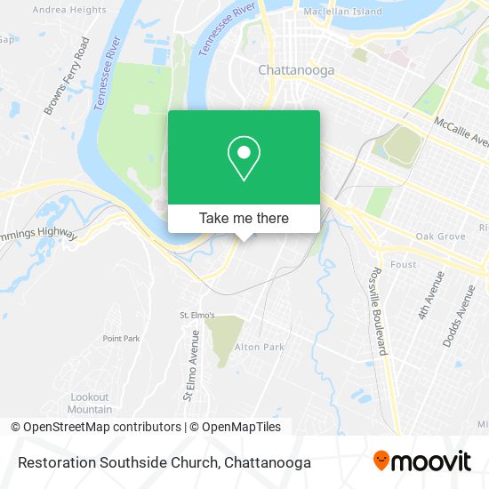 Mapa de Restoration Southside Church