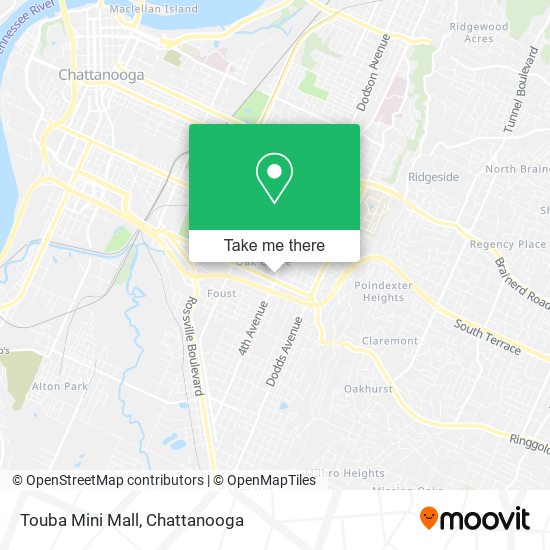 Mapa de Touba Mini Mall