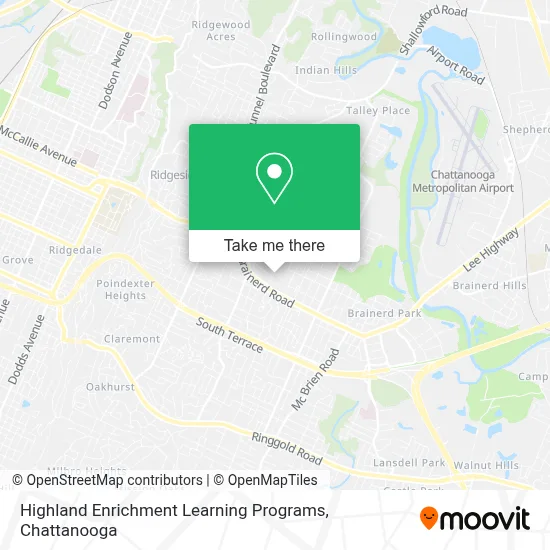 Highland Enrichment Learning Programs map