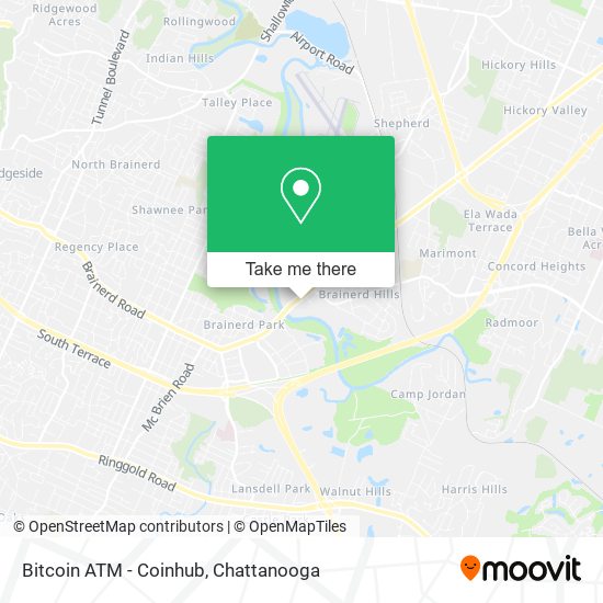 Mapa de Bitcoin ATM - Coinhub