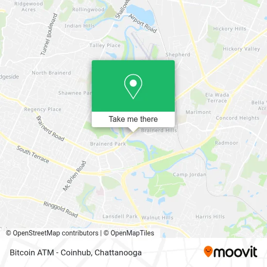 Bitcoin ATM - Coinhub map
