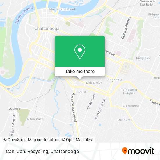 Can. Can. Recycling map