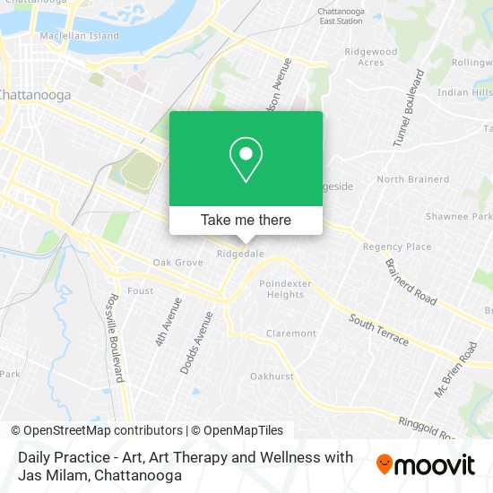 Daily Practice - Art, Art Therapy and Wellness with Jas Milam map
