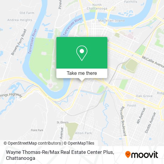 Wayne Thomas-Re / Max Real Estate Center Plus map