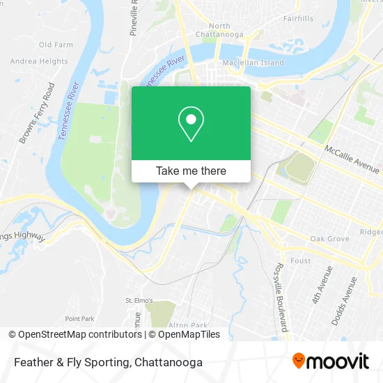 Feather & Fly Sporting map