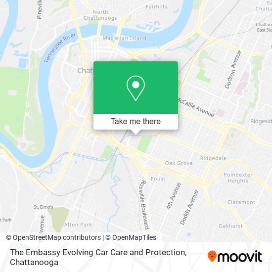 Mapa de The Embassy Evolving Car Care and Protection