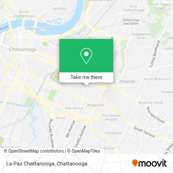 La Paz Chattanooga map