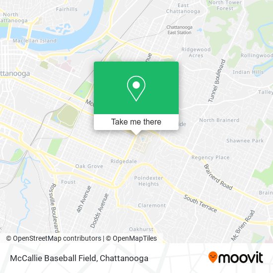 Mapa de McCallie Baseball Field