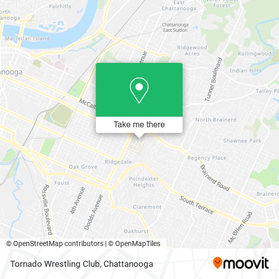 Mapa de Tornado Wrestling Club