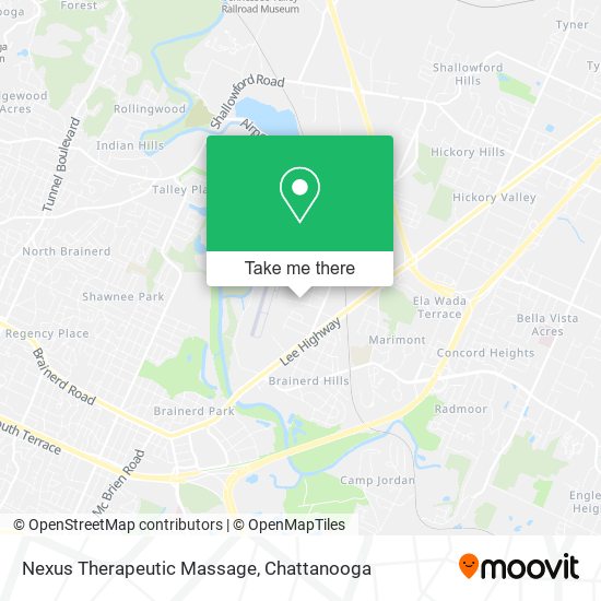 Mapa de Nexus Therapeutic Massage