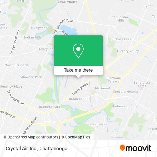 Mapa de Crystal Air, Inc.