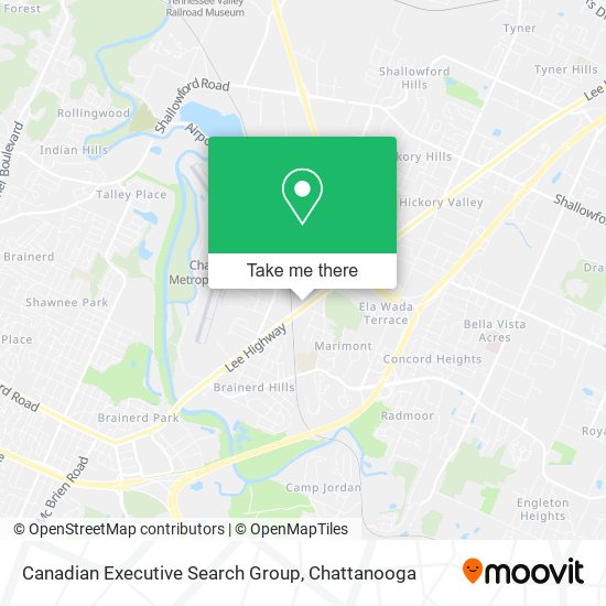 Canadian Executive Search Group map