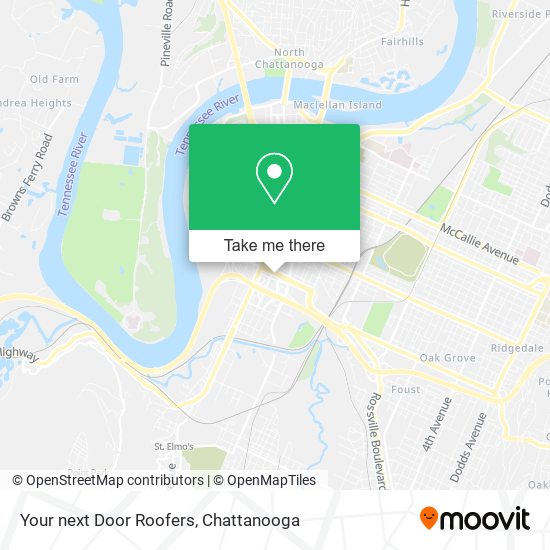 Mapa de Your next Door Roofers