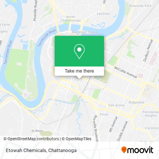 Mapa de Etowah Chemicals