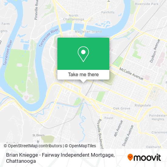 Brian Kniegge - Fairway Independent Mortgage map