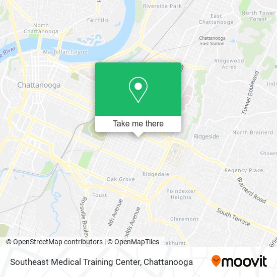 Southeast Medical Training Center map